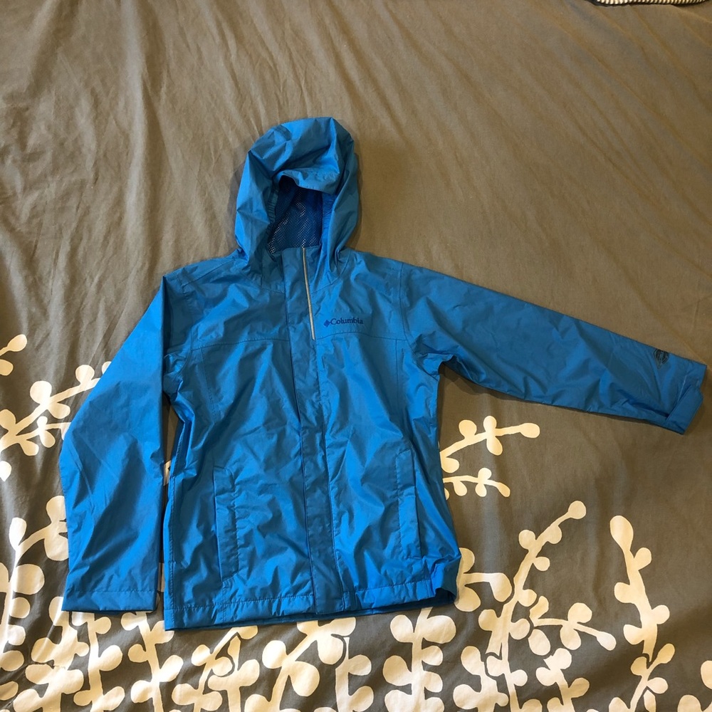 Columbia rain jacket Girls size S